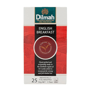 Dilmah English Breakfast Tea – 12 x 25 Sachets